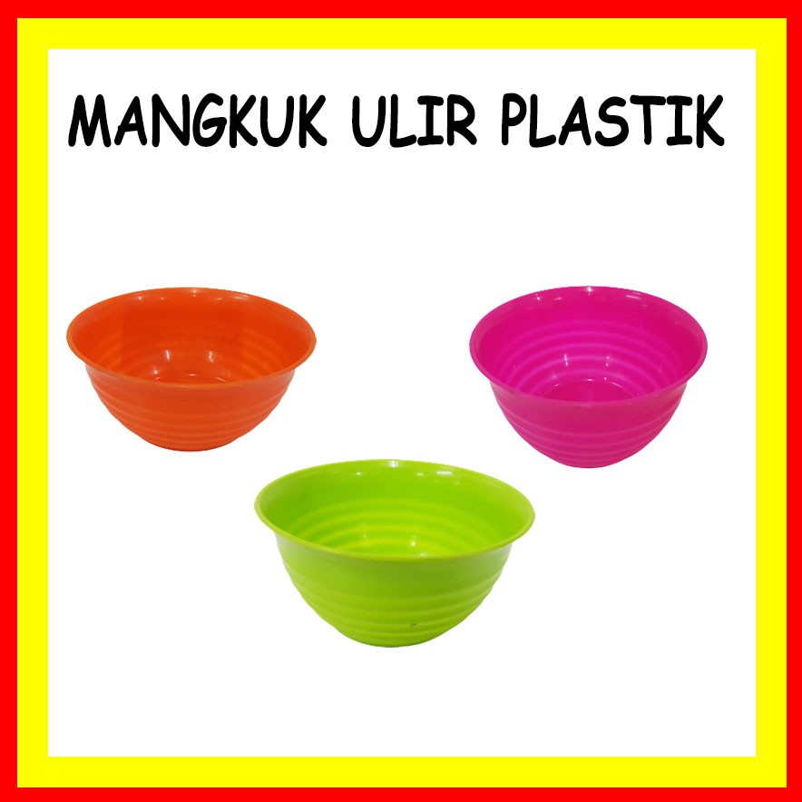 Mangkok Ulir/ Mangkuk Plastik/ Mangkuk Sup Plastik 001