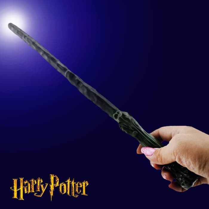 Tongkat Sihir Harry Potter Menyala Lumos Light Lampu Magic Wand Led