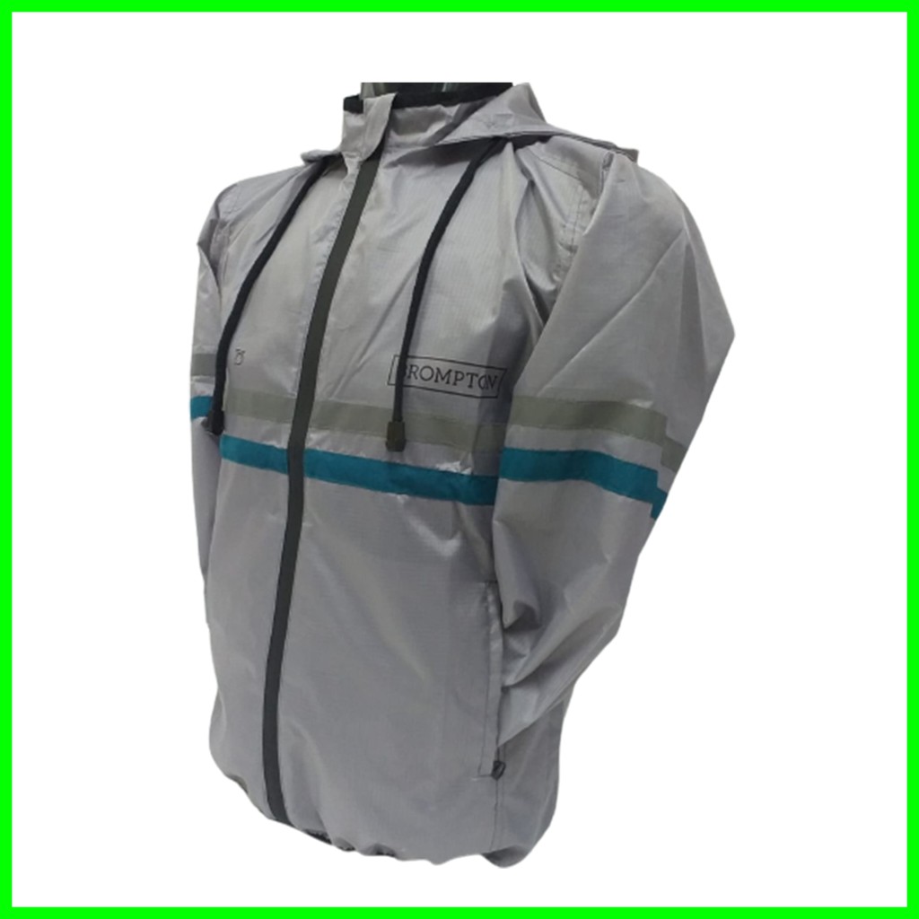 Brompton Jacket - Jaket Sepeda Lipat Brompton Olahraga - Abu-Abu