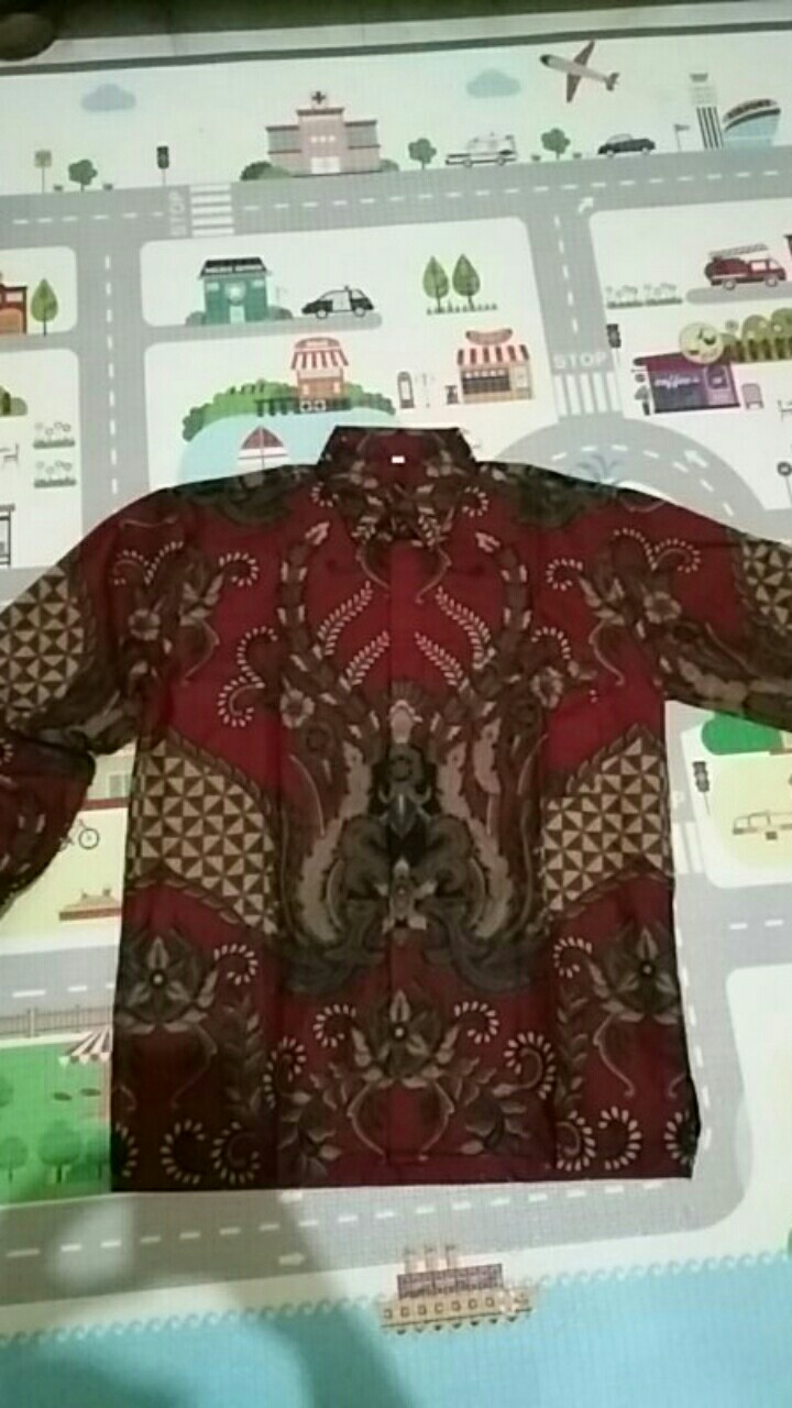 Kemeja Batik Pria Lengan Panjang Big Size Jumbo M.l.xl.xxl.3xl.4xl.5xl.6xl.7xl.8xl.9xl.10xl