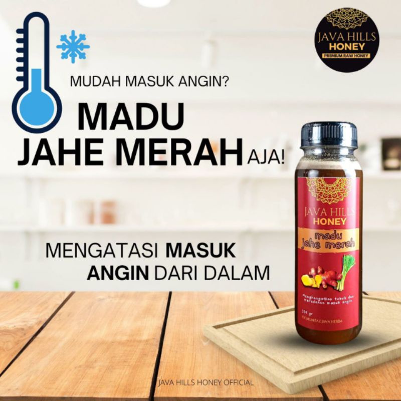 

Madu Herbal Jahe Merah Java Hills Honey