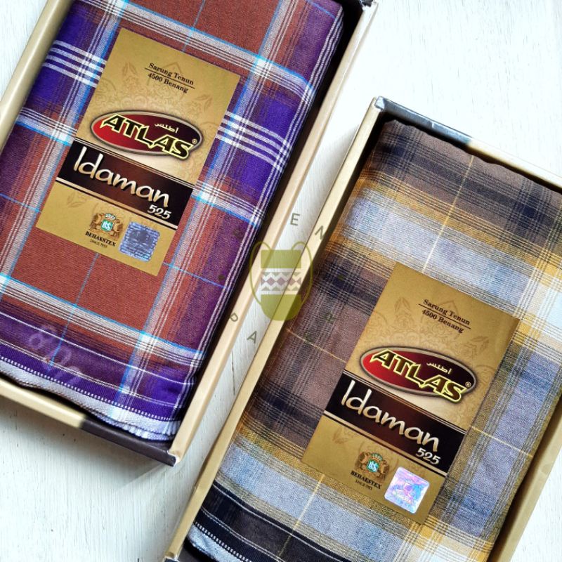 Sarung Atlas Original Seri Idaman Kotak Kotak (New)
