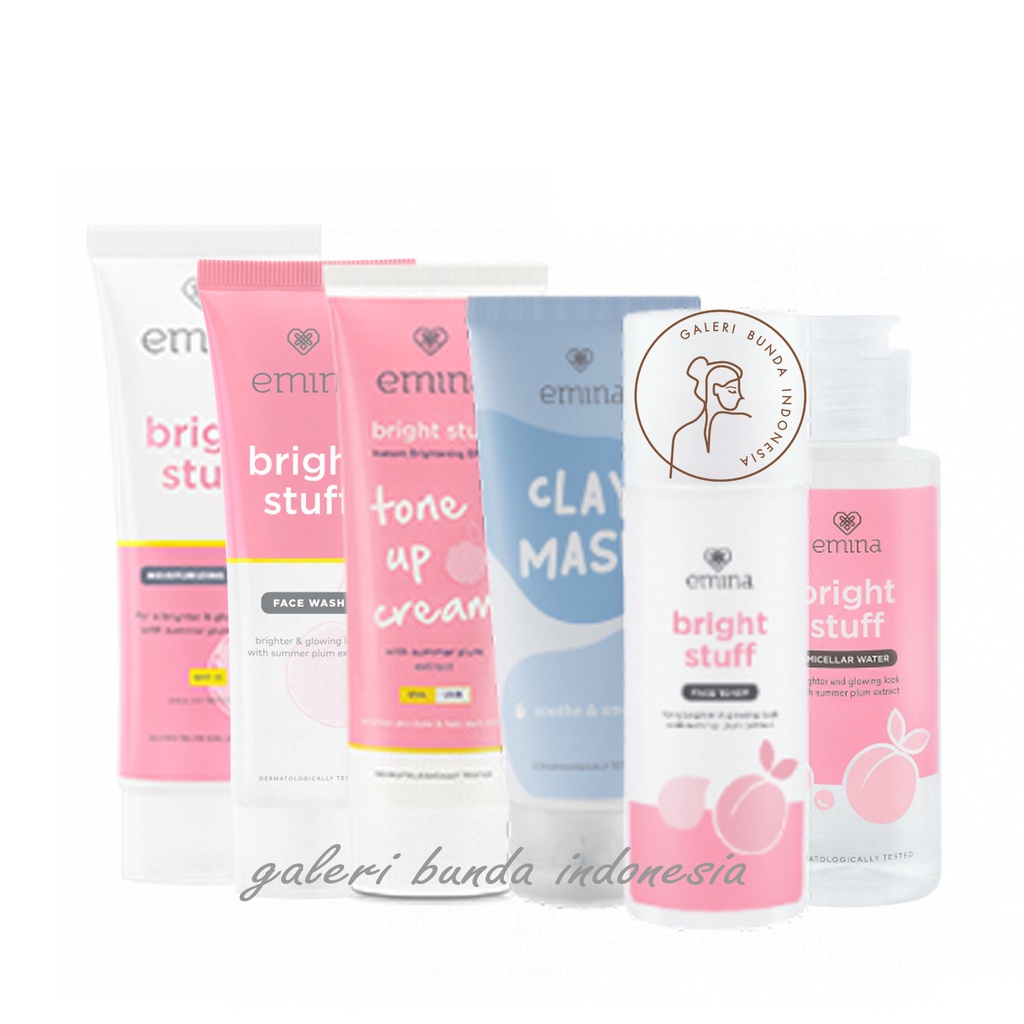 Paket Emina Bright Stuff Double Glowing 2 - 6Pcs