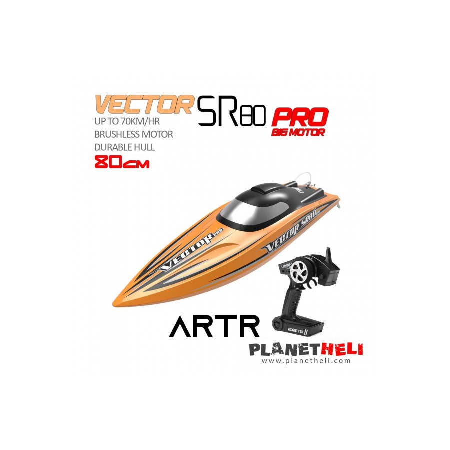 Volantex Vector SR80 PRO 80cm 70km/h Brushless High Speed ​​RC Boat - (ARTR)