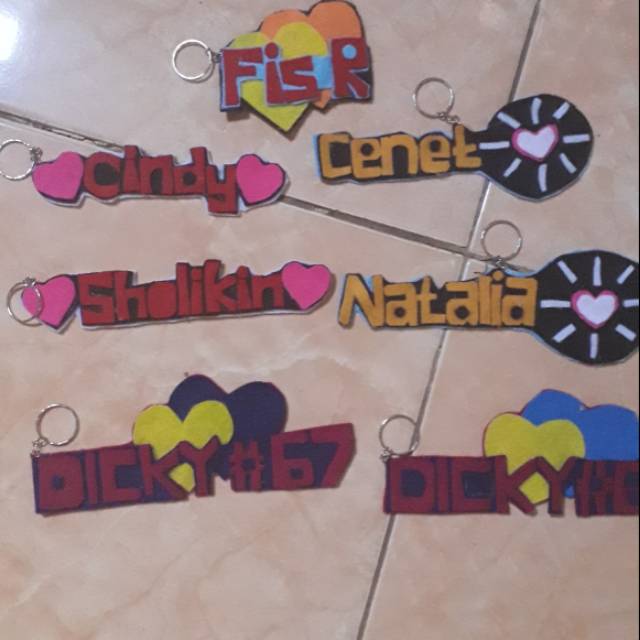 Ganci Nama Flanel