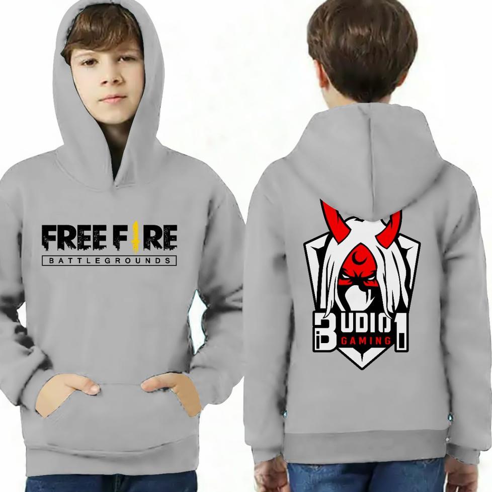 ppd-89 Jaket Anak Laki Laki/Jaket Anak/Hoodie Anak Free Fire Budi01 Anak Gaming Bahan Fleece Tebal 3