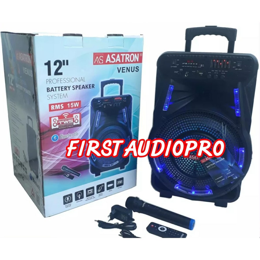 ASATRON Speaker Portable VENUS HT 8880 UKM 12inch
