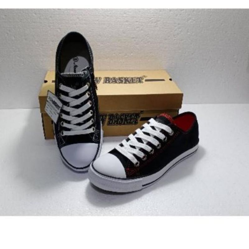 sepatu sekolah new basket original kasual peria wanita