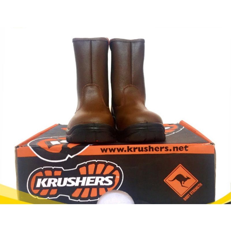 Sepatu Safety Krushers MT ISA NEW | Sepatu Proyek Ujung Besi Original