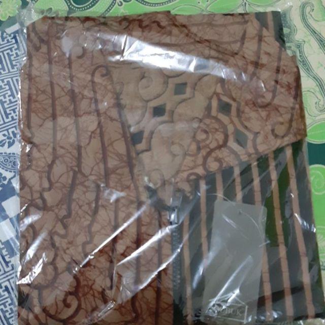 Batik Dolby Dolbi Dobby Doby Tenun Sutra Tulis Katun Atbm Baron Atasan Batik Wanita Sogan Srg308 Seh