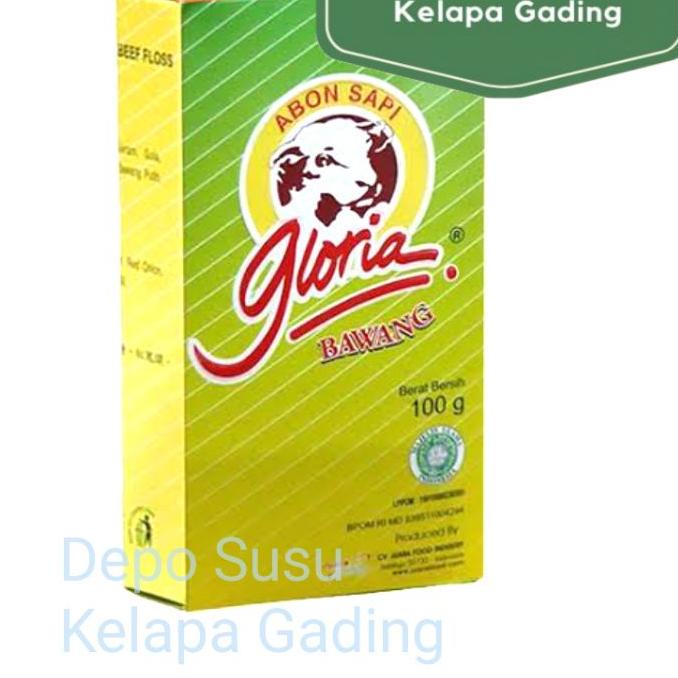 

T6T✦ Abon Sapi Gloria 100gr Original Pedas Bawang | Ayam 100 gr Gram Halal Viral Model Baru