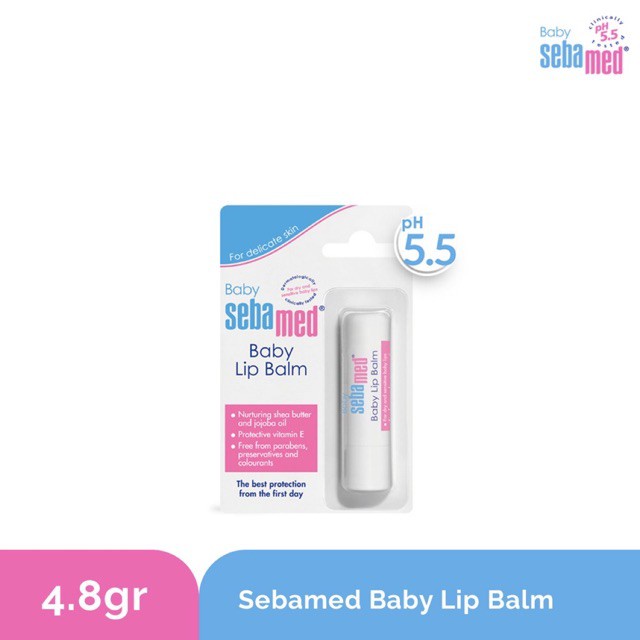 Baby Lip Balm SEBAMED Lip Care Protection 4.8 gr | Lip Balm Bibir Bayi Kering Pelembab Bibir Pecah-P