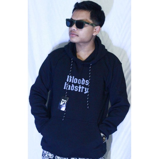 Hodie sweater Bloods dewasa flece katun laki laki perempuan