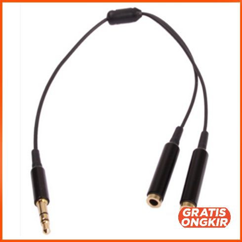 Splitter AUX Audio 3.5mm Male to Female HiFi - AV114