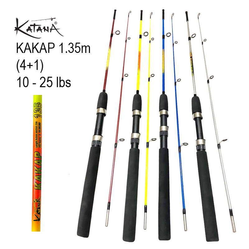 Joran  Katana KAKAP 1.2 - 1.5 M Bahan Fiber Solid