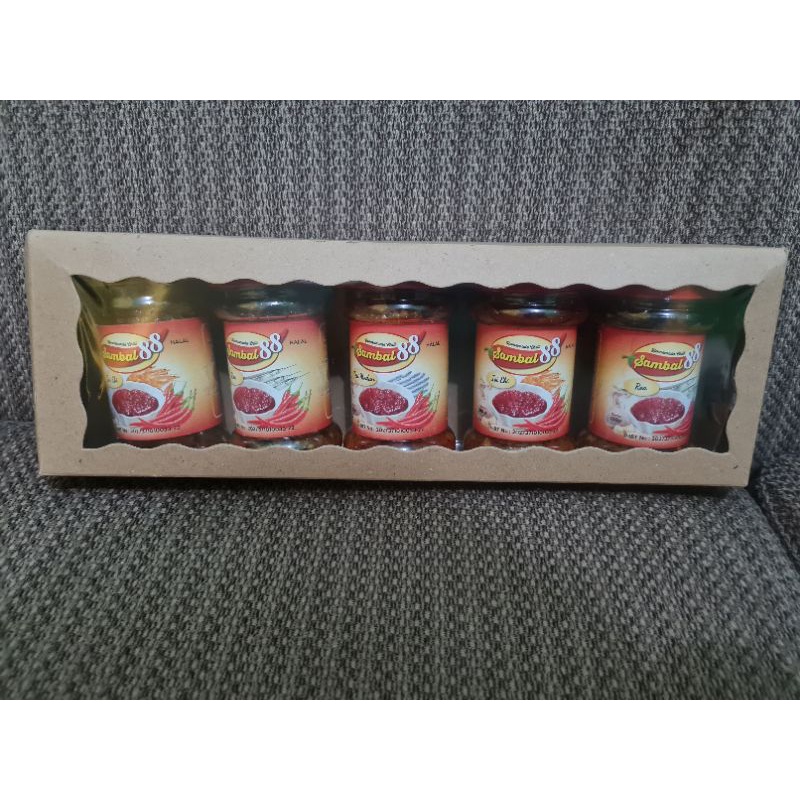 

Sambal Roa kemasan oleh2 (isi 5 botol) Free pilih varian rasa
