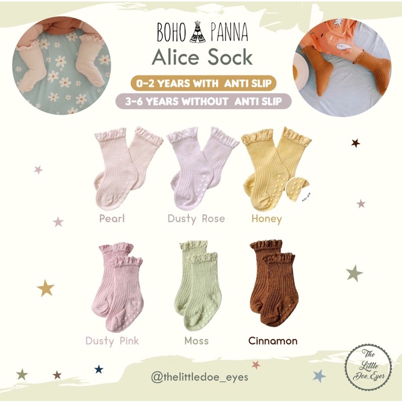 Bohopanna Alice Sock Kaos Kaki Anak Bayi