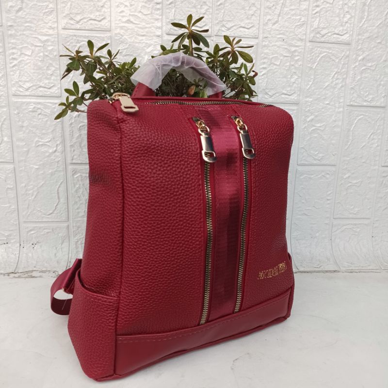 Tas wanita ransel kulit jeruk corea style