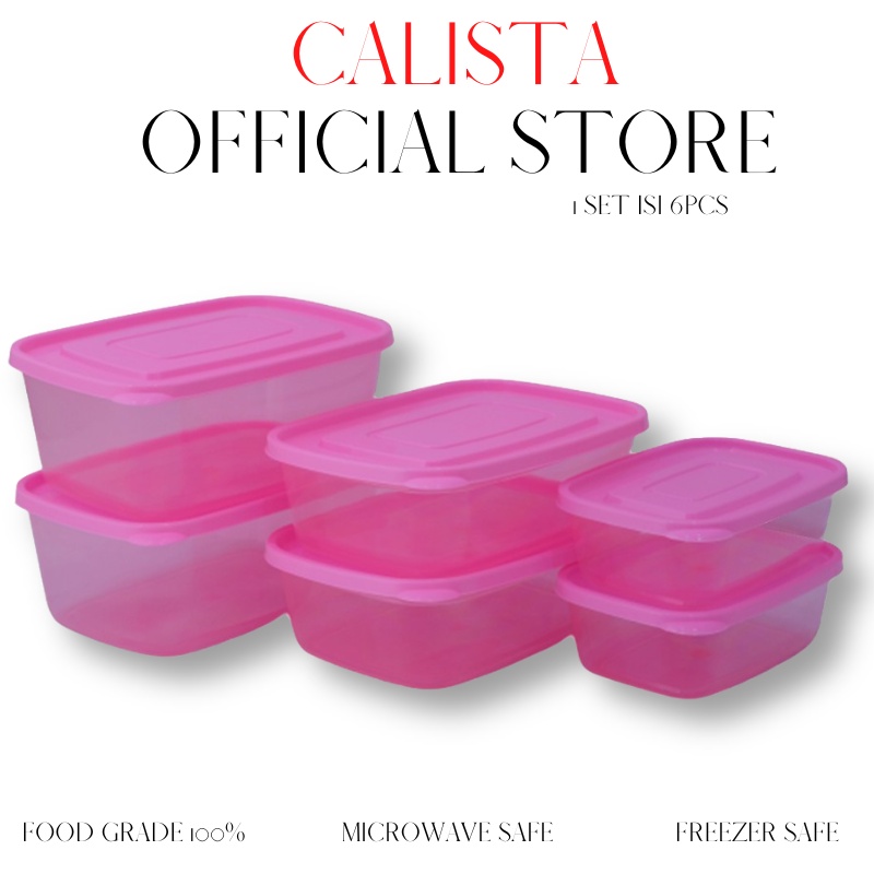 FOOD PREP KONTAINER CONTAINER SET TOPLES KOTAK CALISTA FURANO PUTIH BENING SEALWARE SET ISI 6PCS - TEMPAT WADAH PENYIMPANAN MAKANAN BUAH SAYUR DIKULKAS - FOOD PREPARATION STORAGE SET - TOPLES KULKAS SET / WADAH SAJI MAKANAN SET