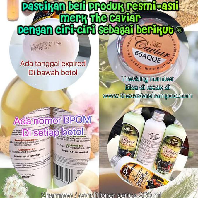 shampoo THE CAVIAR SHAMPOO BPOM ORIGINAL
