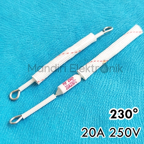 Thermofuse 230C Thermal Fuse 20A 250V - Thermal Fuse 20 Ampere 250V 230 Derajat - Fuse 230 Derajat 20A 250V