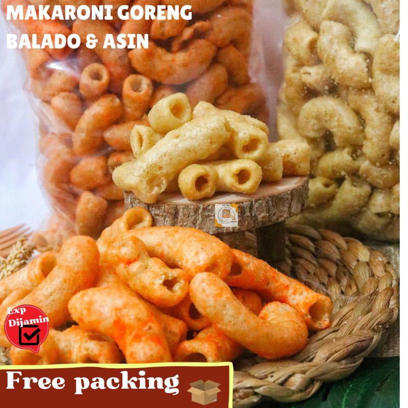 TERLARIS DAN TERMURAH SNACK Makaroni Goreng 250gr Makaroni Original Makaroni Balado snack murah