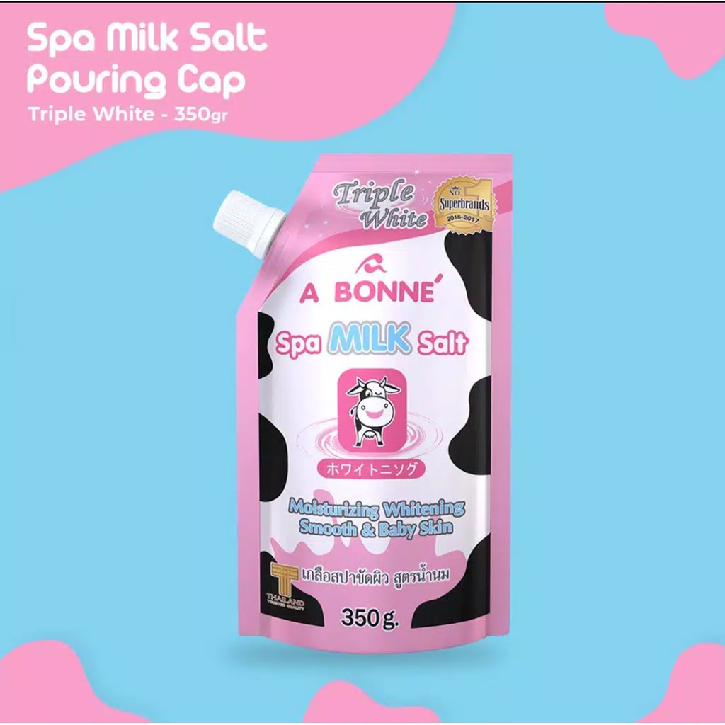 A Bonne Spa Milk Salt / Spa Yogurt Salt 350gr - exp 2025