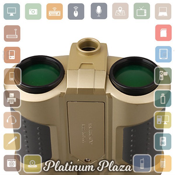 Night Scope 4 x 30mm Binoculars with Pop-Up Light / Teropong - JY`6B6X38- Golden