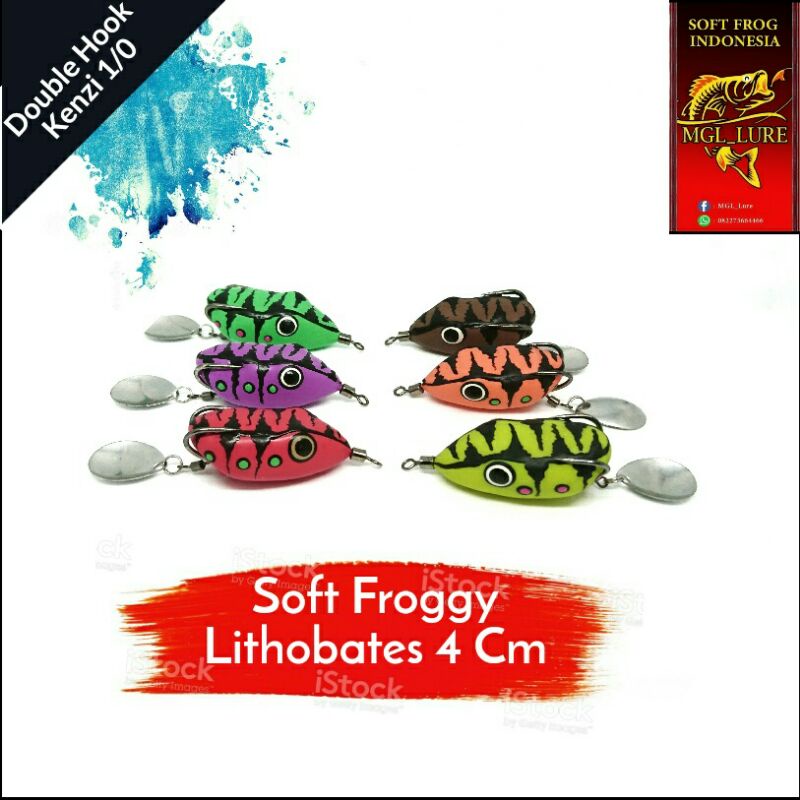 Soft Frog 4 Cm/Umpan tiruan casting ikan gabus