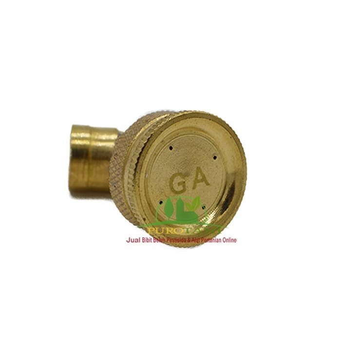 Sukucadang Spuyer Nozzle Golden untuk Swan lubang 4 kuningan