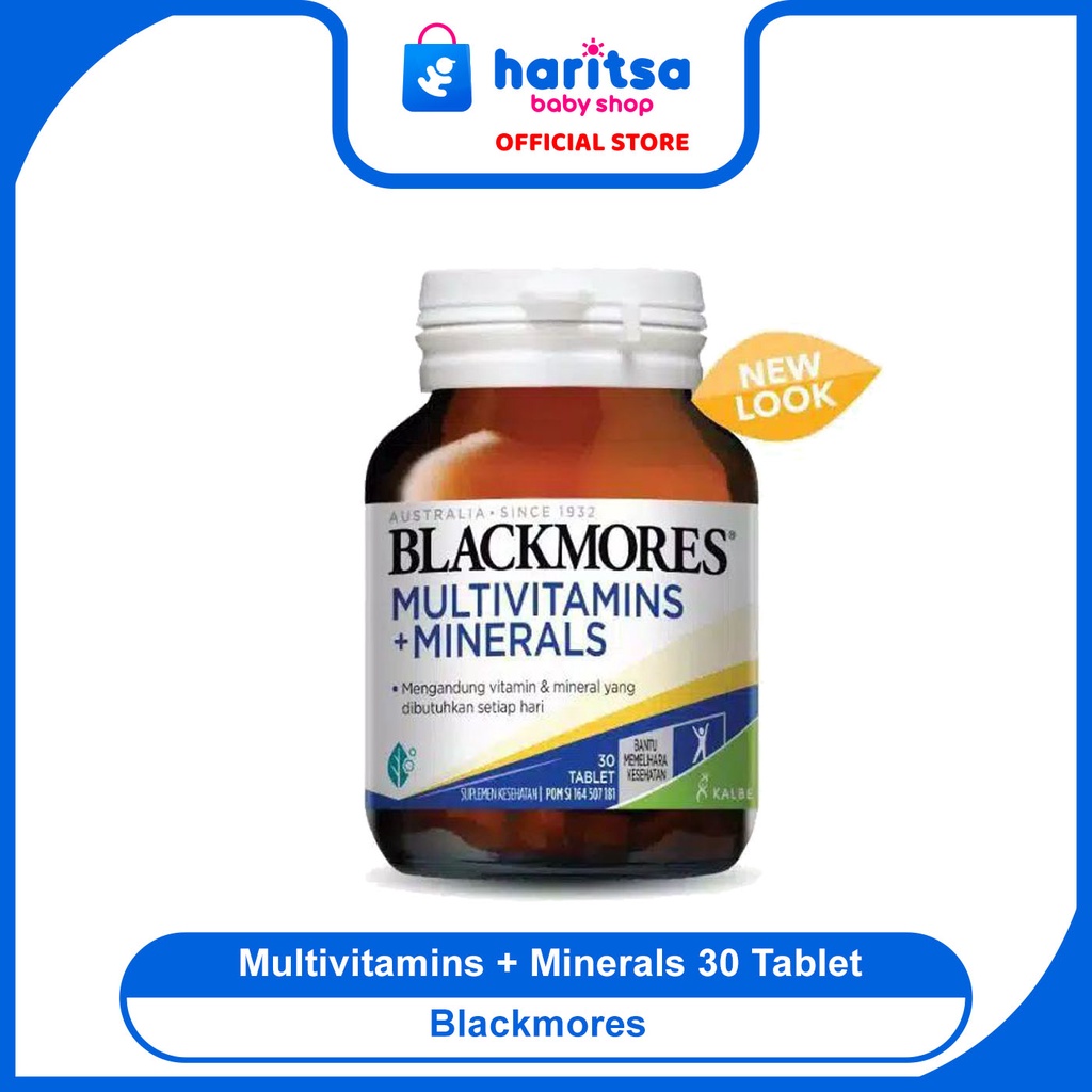 BLACKMORES Multivitamins + Minerals 30 120 Tablet multivitamin