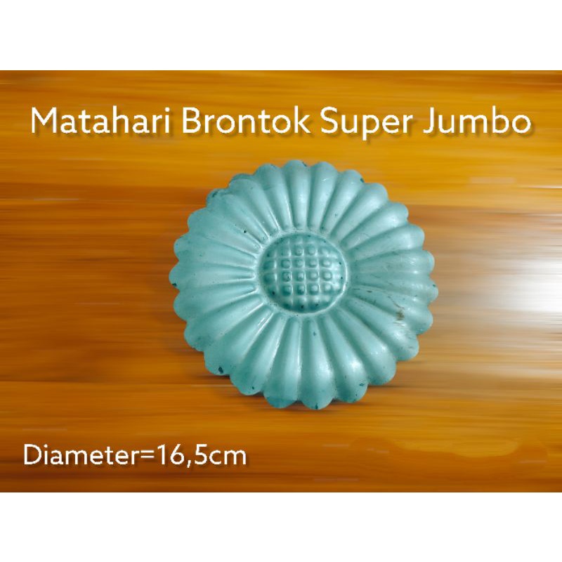 BUNGA MATAHARI SUPER JUMBO Ornamen Pagar Besi