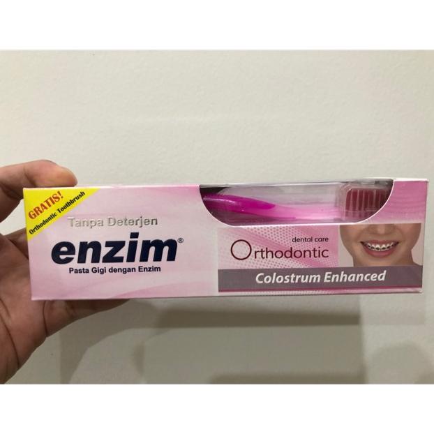 Pasta Gigi Enzim Orthodontic 100 Ml/124 Gr Dg Sikat Gigi Ortho