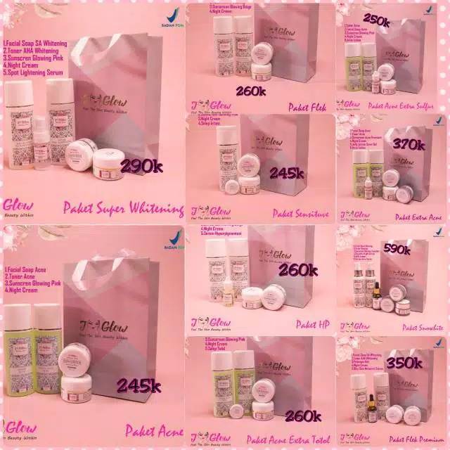 JGlow skincare (paket flek)
