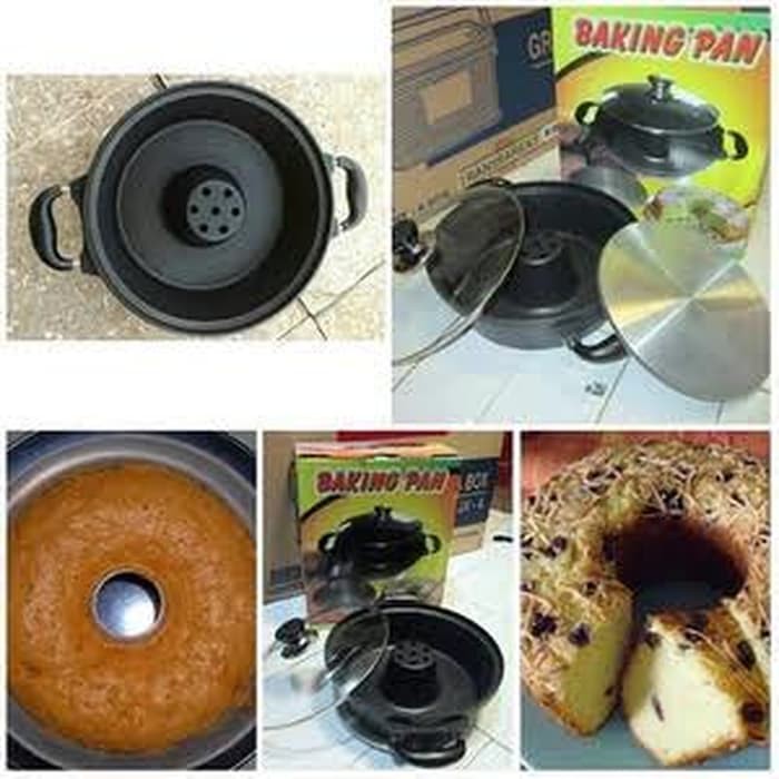 Eksklusif Panci Untuk Membuat Kue Bolu Bakar Pakai Kompor Baking Pan Termurah Shopee Indonesia