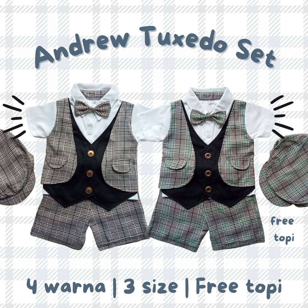 GROSIR ANDREW TUXEDO SET