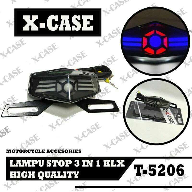 Lampu Stop Lampu Led Belakang + Plus Sein Sen 3in1 Lampu Stop Motor Sport Rx king Klx Cbr Vixion Dll