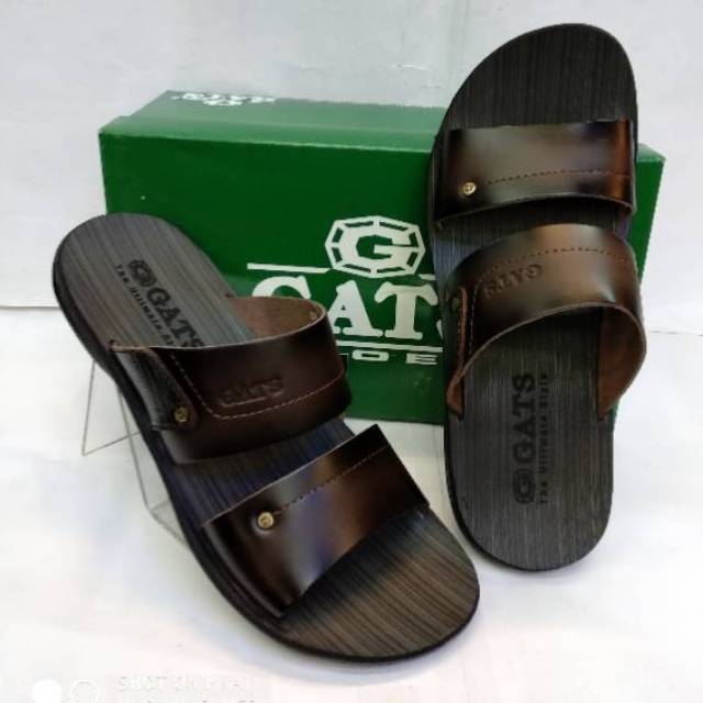  SANDAL  KULIT PRIA  GATS  SR002 ORIGINAL Shopee Indonesia