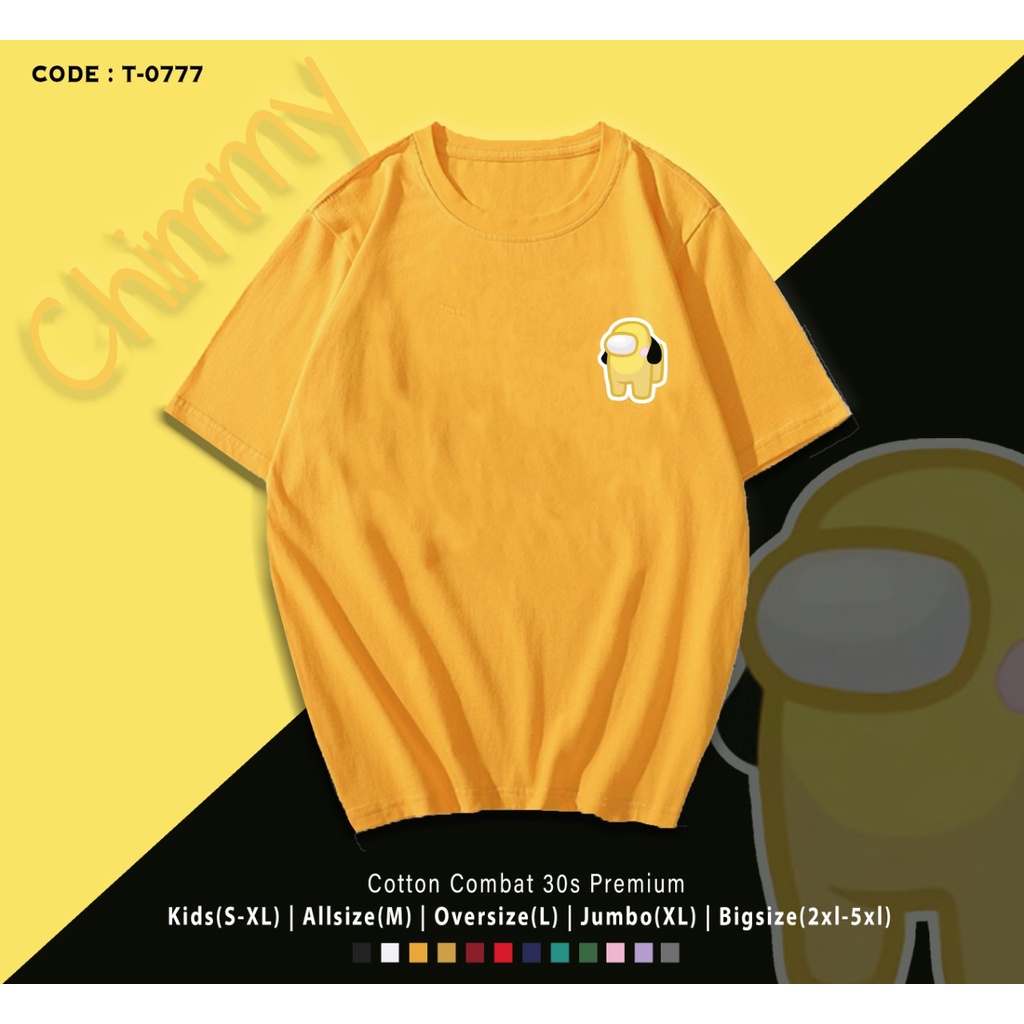 T-SHIRT AMONG BT21 / REAL PICTURE / BAHAN ADEM DAN LEMBUT / CUSTOM KAOS