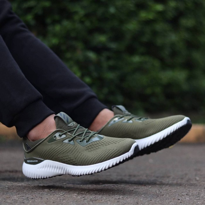 alphabounce olive green