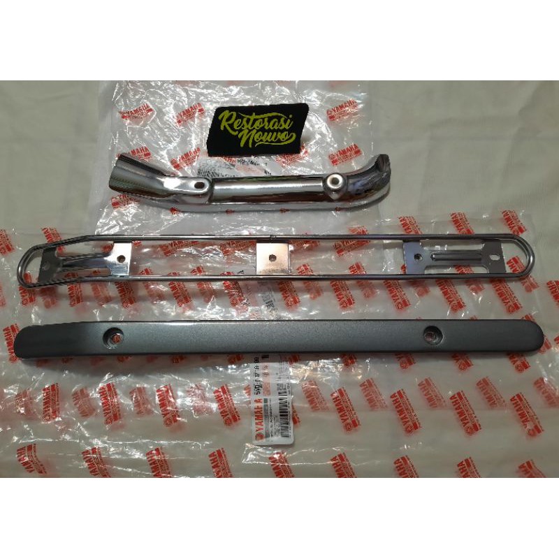 pelindung knalpot nouvo lele original set tameng knalpot nuvo lama set original tutup knalpot nouvo