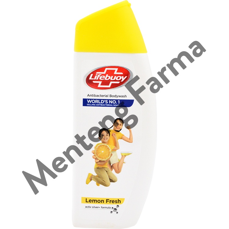 Lifebuoy Sabun Mandi Cair Lemon Fresh 300 ML - Sabun Antibakteri ActivSilver dan Lemon