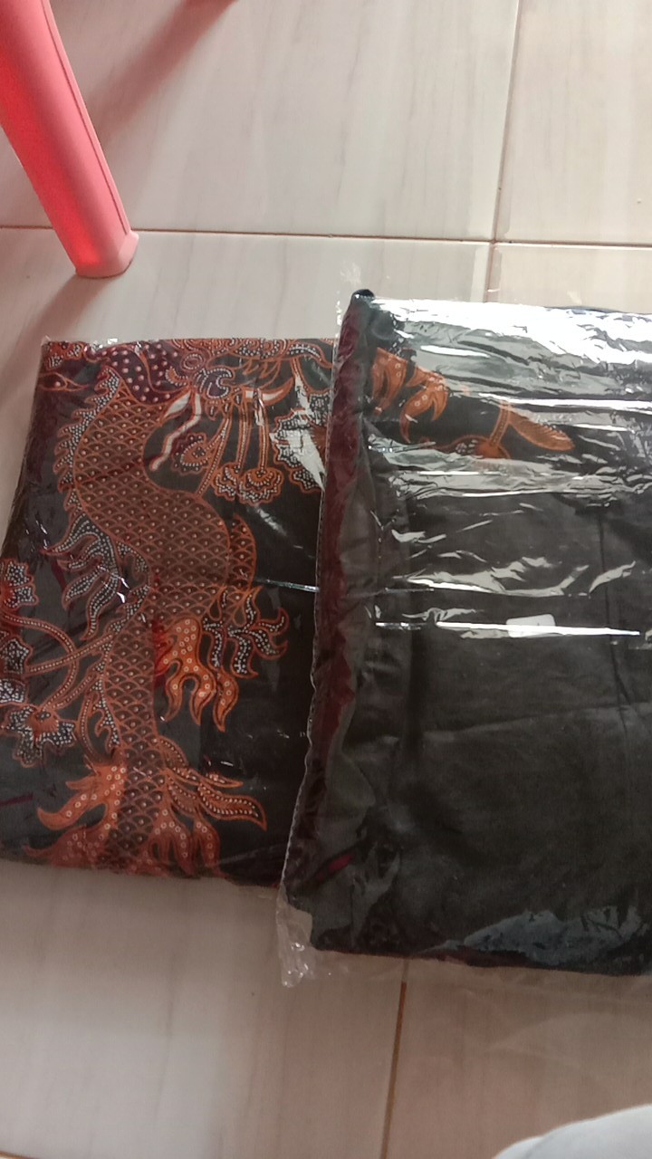 Wou Batik Couple Shofia Estetika Brokat - Couple Modern Batik Couple Sarimbit Brokat Kebaya