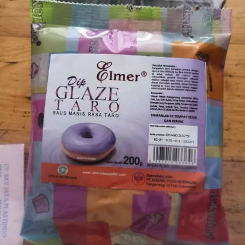 

ELMER DIP GLAZE TARO 200GR