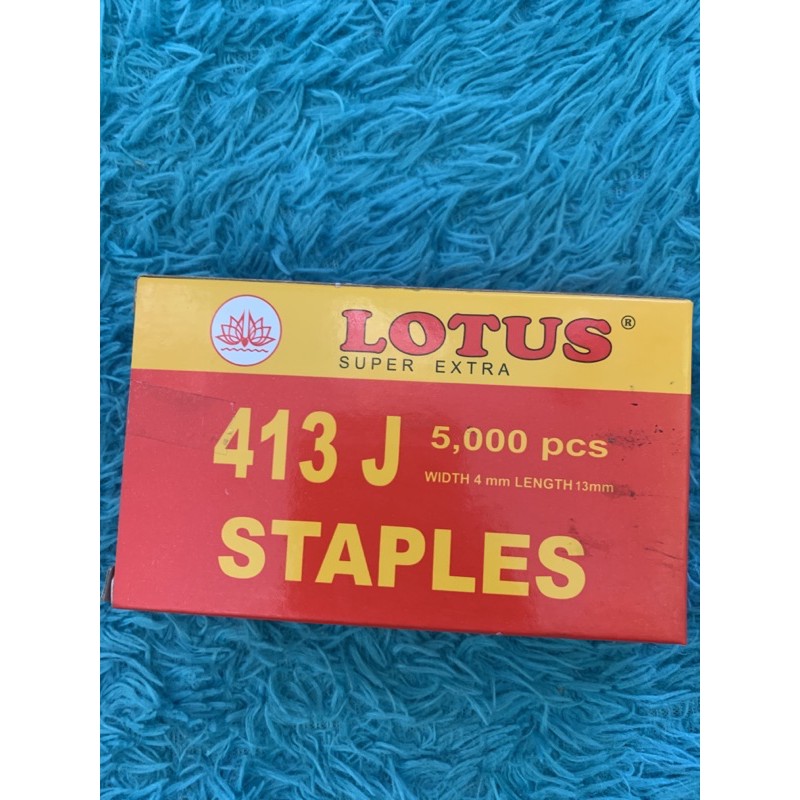 

staples 413 j lotus isi 5000pcs / isi stapler merk lotus 413j