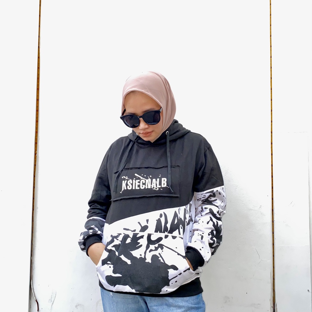 KSIECNABLE HOODIE HITAM-PUTIH || HOODIE KEREN || HOODIE KOMBINASI #KSI