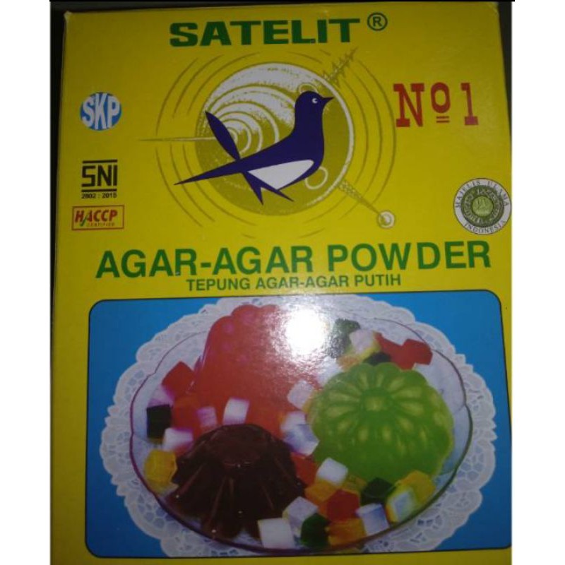 

Agar-agar powder satelit berat 9 gram