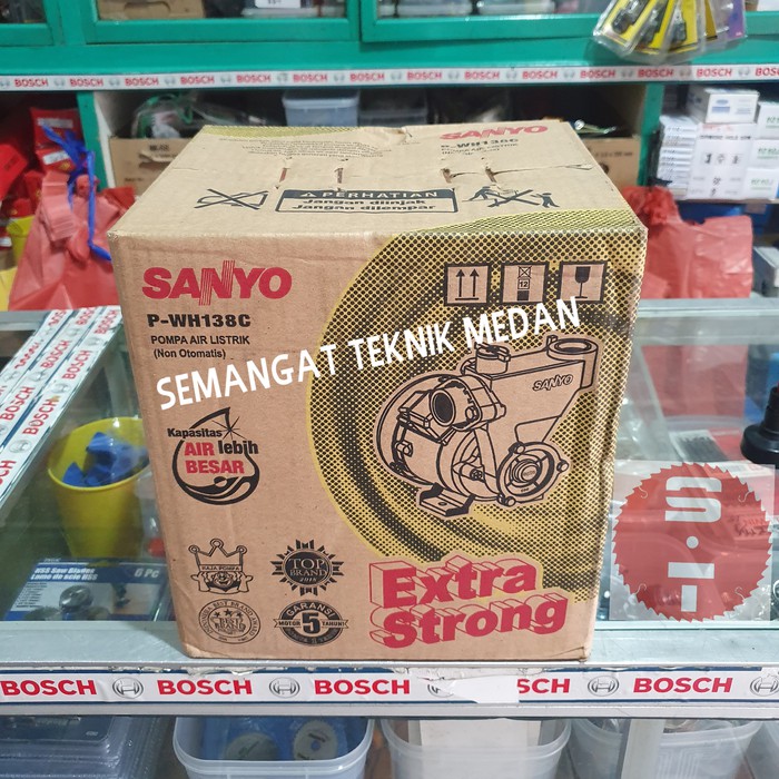 PWH138C SANYO POMPA AIR NON AUTO PWH 137 138 C 137C 138C