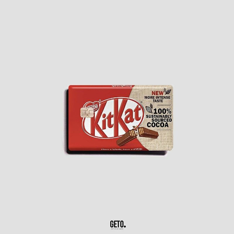 KITKAT  | GETO CARDS ( Skin / Sticker untuk kartu ATM )
