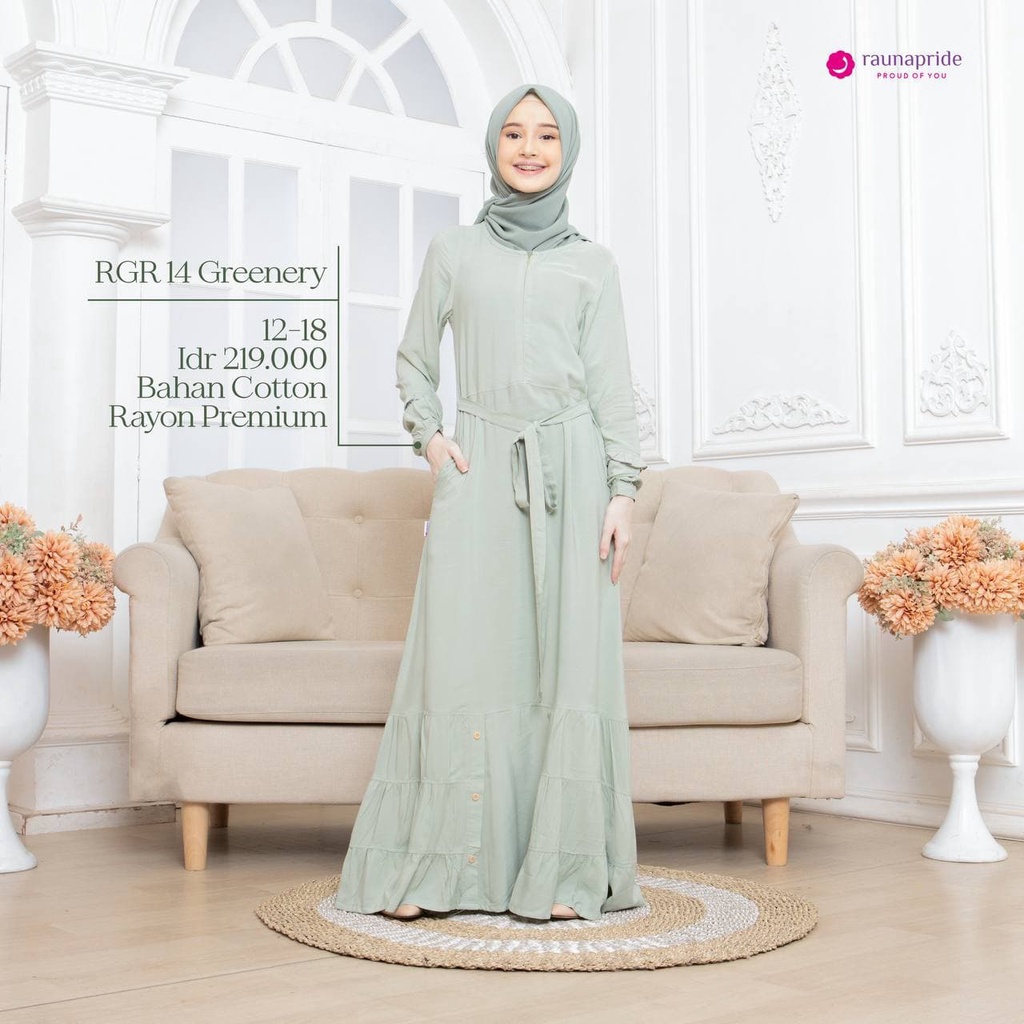 Rauna Gamis Remaja /  GR-14 / Fashion Muslim